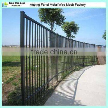 3 Rails 5ft High Commercial Black Powder Coated Pool Fence Supplier photo-6