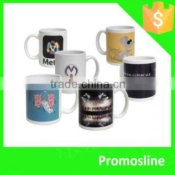 Popular Logo gift ceramic custom shape ceramic mug