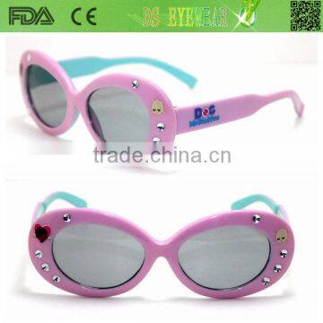 Hot sale custom cartoon sunglass for kids glasses frame CE/FDA