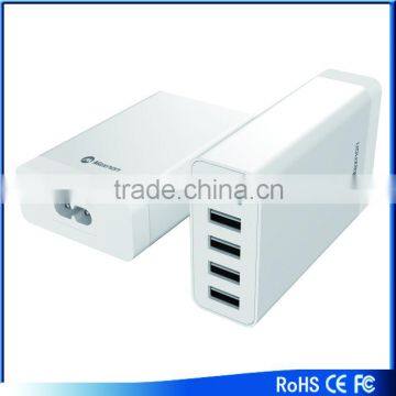 New arrival portable usb wall cahrger 3 4 5 port usb desktop charger for mobile phone smart travel charger for cellphone