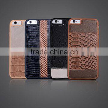 First layer leather scratch cell phone case for iphone 6/6s/6 plus/6s plus