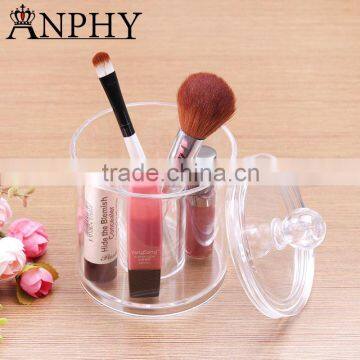 C23 ANPHY PS Crystal Bottle Jewelry Storage Makeup Holder Cup Transparent With Lid