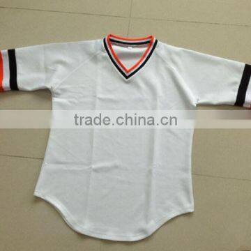 2015 High quality blank slim fit team baseball uniforms designs