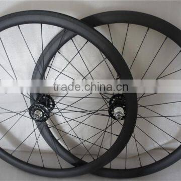 SXC38 synergy bike 700c fixed gear bike wheel 38mm clincher carbon track wheel high quality carbon bicycle wheel