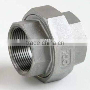 Casting Stainless Steel Screwed Pipe Fittings Screwed Union