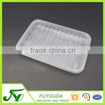 Factory price white PP disposable plastic blister 2316 fruit tray