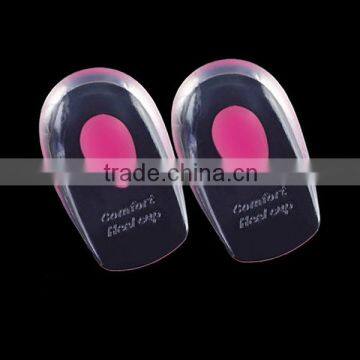 Hot sale gel shoe pad,gel insoles heel cushion,pu gel pad for heel KS C 01