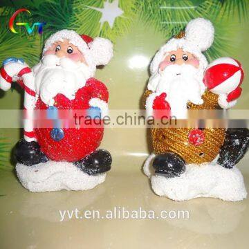 Handmade Resin Santa Claus