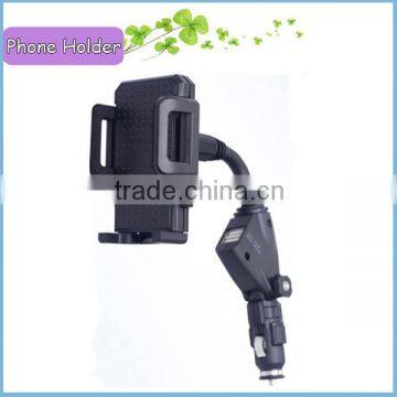 Car Phone Holder With 2 USB Ports Detachable Holder photo-2