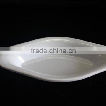 6.75 Inch white melamine cheese plate for Saudi Arabia