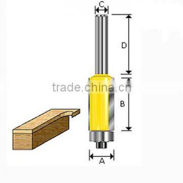 Flush trim router bit