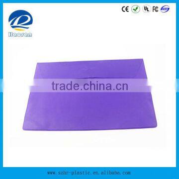 wholesale  Stationery shape plastic envelope holder with hook and loop closure