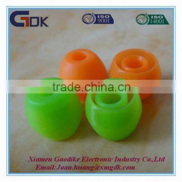 Various colors and size silicone earphone rubber cover from xiamen GDK