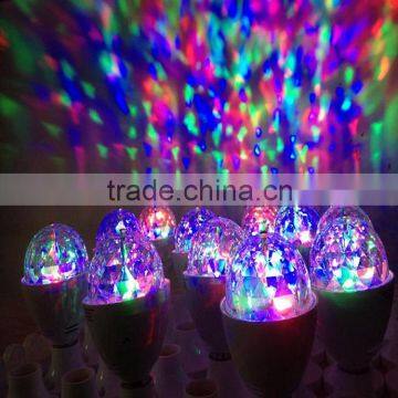 Rotating Disco Ball 360 Degree LED Disco Stage Light Home Party Bulb and Disco Lighting With Star Shower Effects photo-6