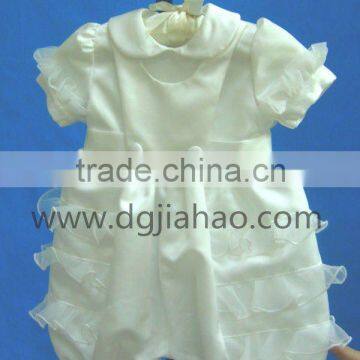 2012 fashion design comfortable and breathable baby girl christening gown