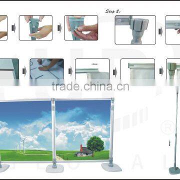 Good effection aluminum advertising trade show display stand