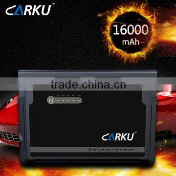 Carku brand 12V jump starter 16000mAh mobile power pack battery jump starter