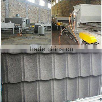 Colorful Stone Chip Coated Steel Roof Tiles Cold Roll Forming Machine photo-6