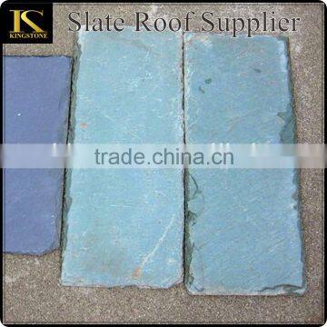 Green slate roofing tiles