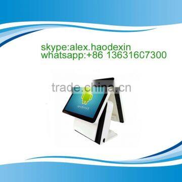 Factory All in One 15 Inch Android Pos Terminal With Dual Screen 3G Pos Terminal GC066 photo-6