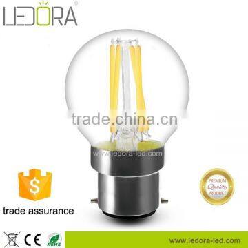 2016 newest products 400lm G45 dimmable edison style light bulbs filament lamp