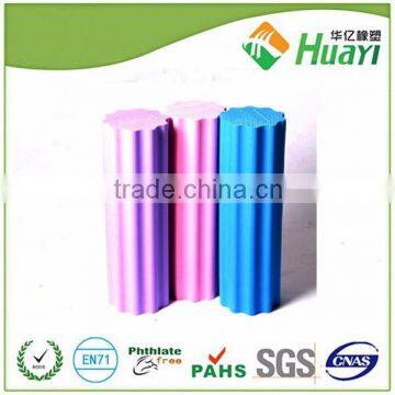 High density Custom Shape polygon solid EVA yoga foam roller