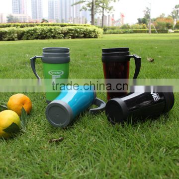 china supplier reusable coffee cup with lid/printed coffee cup