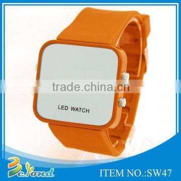 Candy colorful promotional silicone led watch