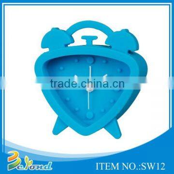 Hot selling easy setting silicone good quality bedside alarm clock