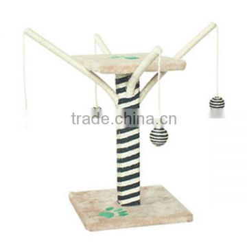 High quality cat tree cat scratching post for pet toy