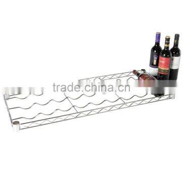 Chrome Wine Rack for hotel use