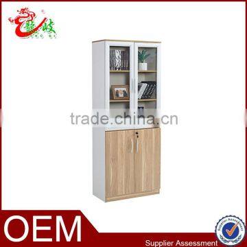 2016 new filing cabinet wooden 2 glass door office credenza M1682B