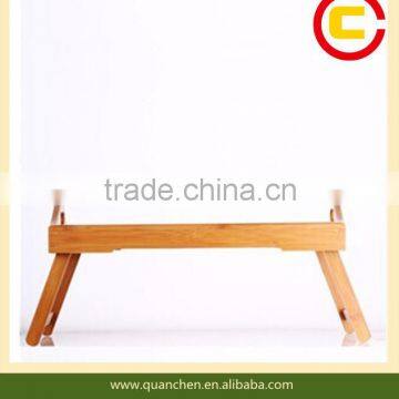 Fashion Bamboo Table Tray With Stand