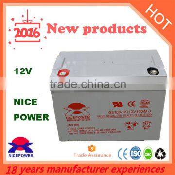 12v 100ah High quality Gel battery and Storage batteries