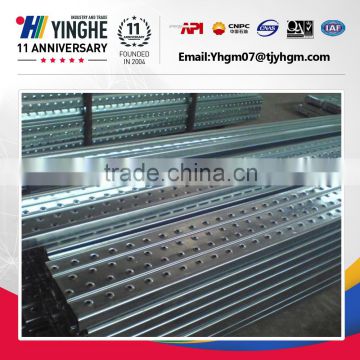 Hot /cold Rolled H21 modify perforated steel plank