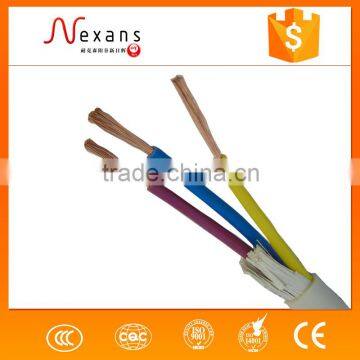 china hot sell 3 core flexible cable 4mm