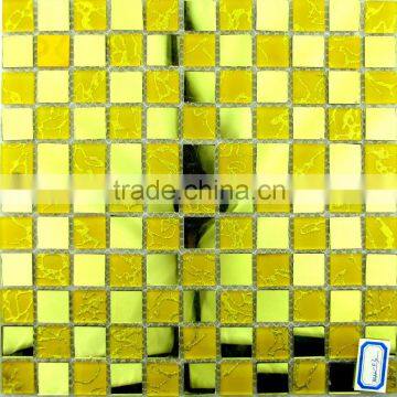 Newest design of Mirrior glass mosaic tile decorative wall YX-002.