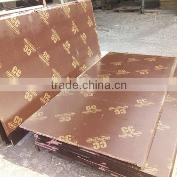 18mm poplar core film faced plywood phenolic wbp film faced shuttering plywood