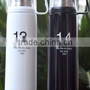 2015 Best Selling double Wall Vacuum Flask/Vacuum thermos bottle/thermo mug/bottle flask /Insulated coffee mug/bottle thermo