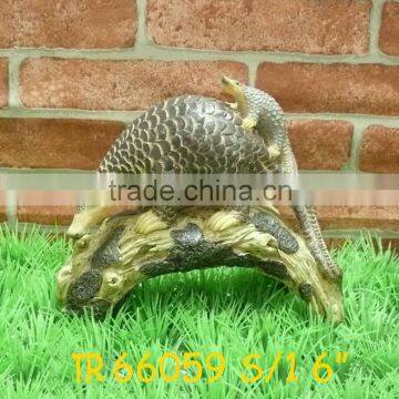 Pangolin decoration,polyresin crafts