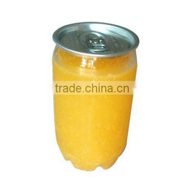 custom 355ml plastic transparent soda can