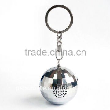 disco speaker with keychain, portable mini speaker