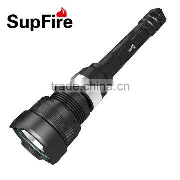 Bright LED flashlight Supfire Y12 1100 lumen CR XML2 U2 floodlight torch