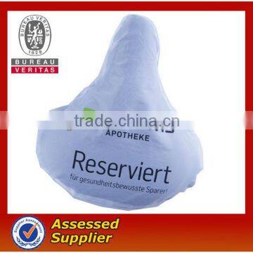 customized bicycle seat cover for advertisement