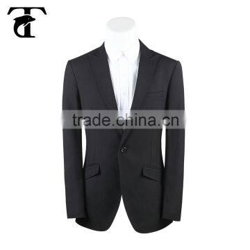 China men's suits with latest designs black fashion formal business silm fit wear clothing