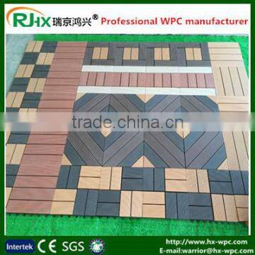 DIY tile WPC decking outdoor swiming pool/Swimming pool deck tiles