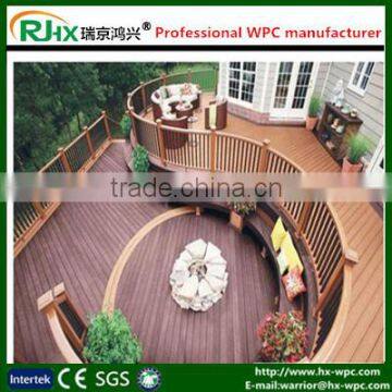 waterproof interlocking composite decking for green building materials/wpc crack-resistant decking