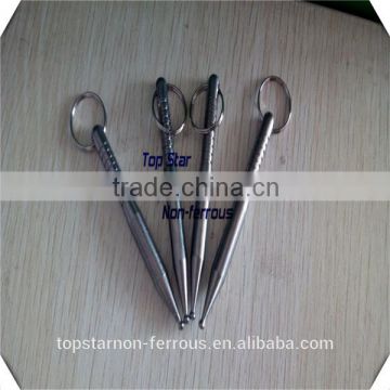 Gr2 Titanium Dabber tool with keychain