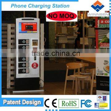 Wi-Fi / Ethernet Connection Public Mobile Phone Charging Kiosk With Network Digital Signage Function APC-06B photo-2