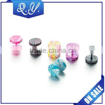 Mixed Color Barbell Jewelry Unique Industrial Piercing Jewelry Nice Earring